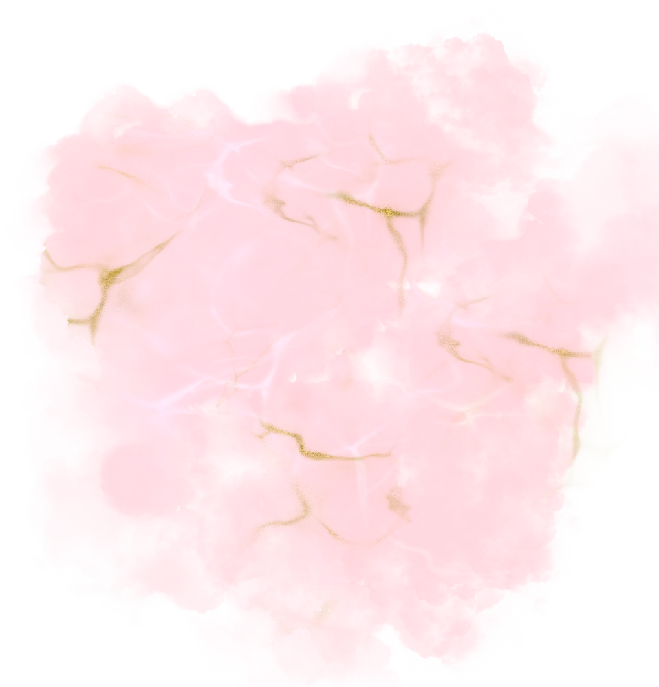 Alcohol Ink Art Watercolor Pink and Gold